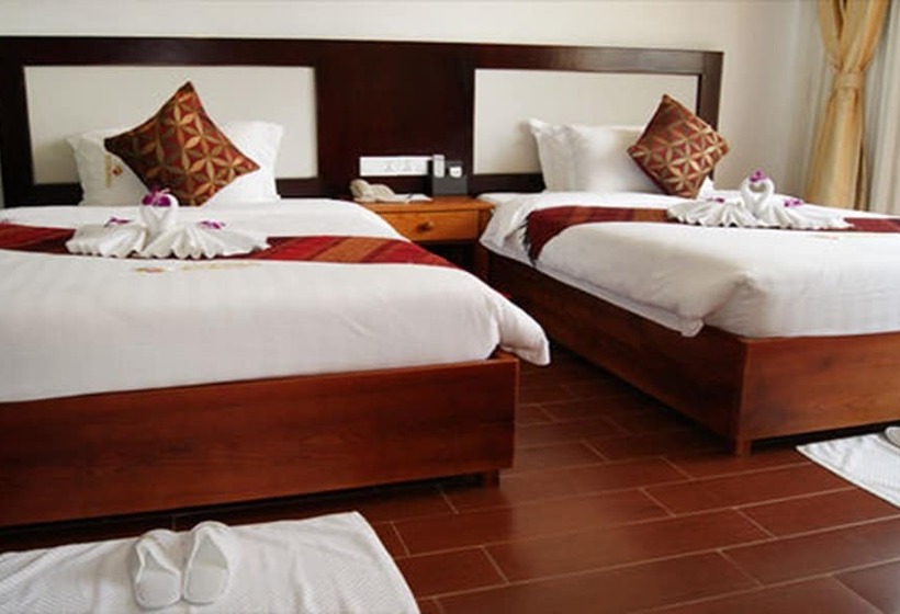디럭스 룸, Xishuangbanna Hotel Laos Luang Prabang