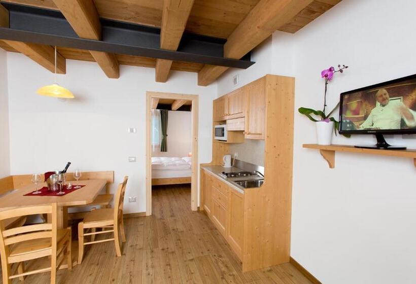 Апартаменты 1 Спальня, Residence Civetta