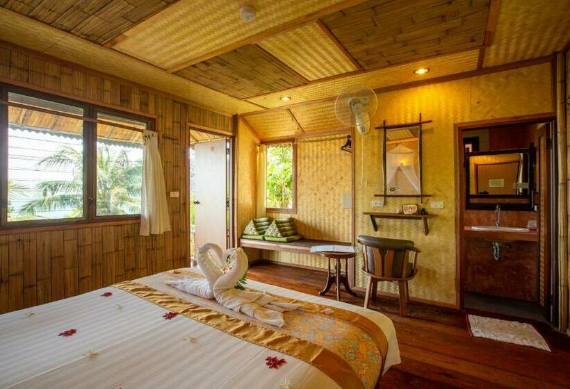 바다 전망 스탠다드 방갈로, Railay Garden View Resort