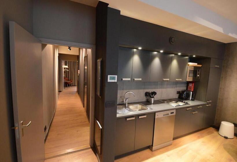 침실 2개 아파트, Amosa Liège City Centre