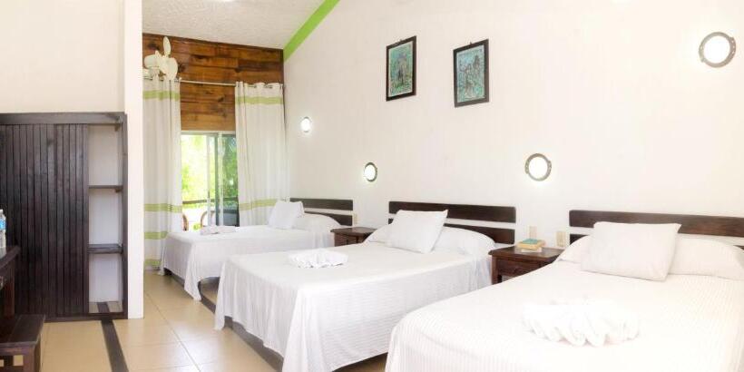 חדר סטנדרט לשלושה, Bungalows Zicatela