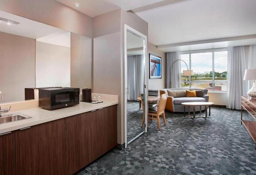 سوئیت جونیور با تخت بزرگ, Courtyard By Marriott Erie Bayfront