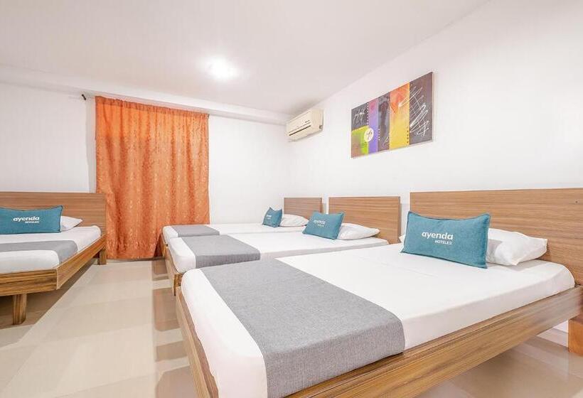 اتاق استاندارد چهار تخته, Ayenda 1501 Metropolitana Plaza
