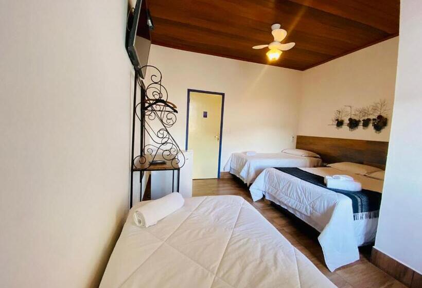 4 Bett Standardzimmer, Pousada Solar Das Gerais