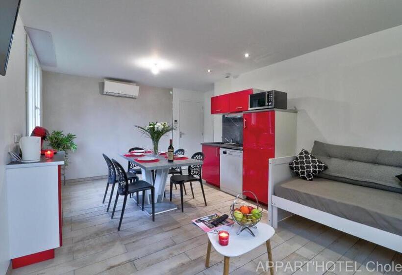 Апартаменты 2 Спальни, Appart Hotel Cholet Carteron