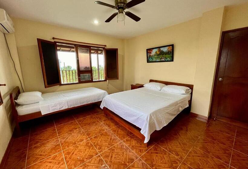 غرفة قياسية رباعية حمام مشترك, Hostal Mirador Tayrona