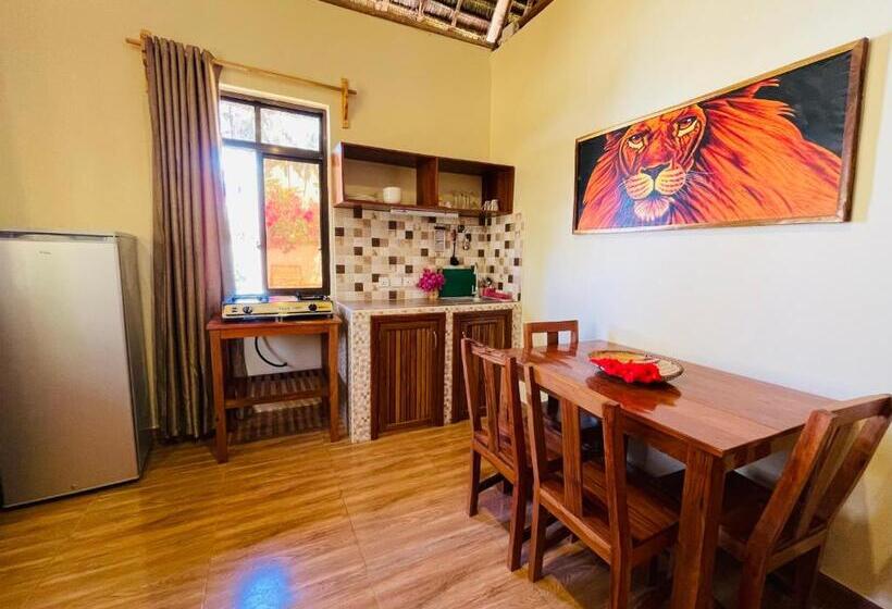带1个卧室带花园景观的公寓, Lulu Bungalows