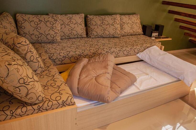 침실 1개 복층 룸, Lake Point Residencias