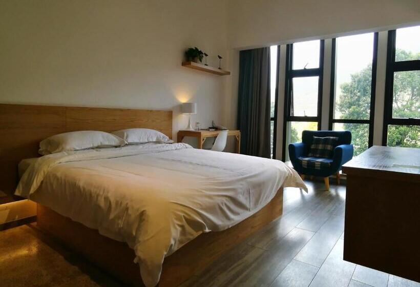 اتاق استاندارد با چشم‌انداز دریاچه, Wuyu Hotel Chongqing Southwest University & Jialing Riverside