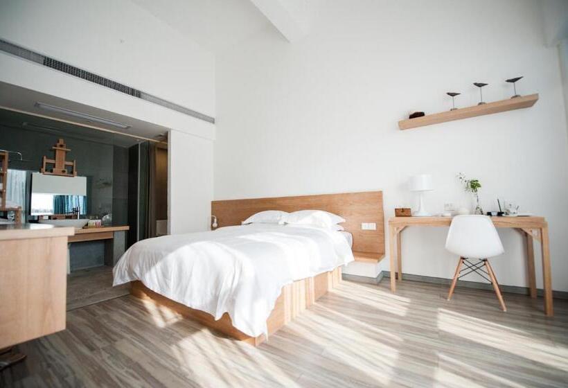 اتاق استاندارد با چشم‌انداز دریاچه, Wuyu Hotel Chongqing Southwest University & Jialing Riverside