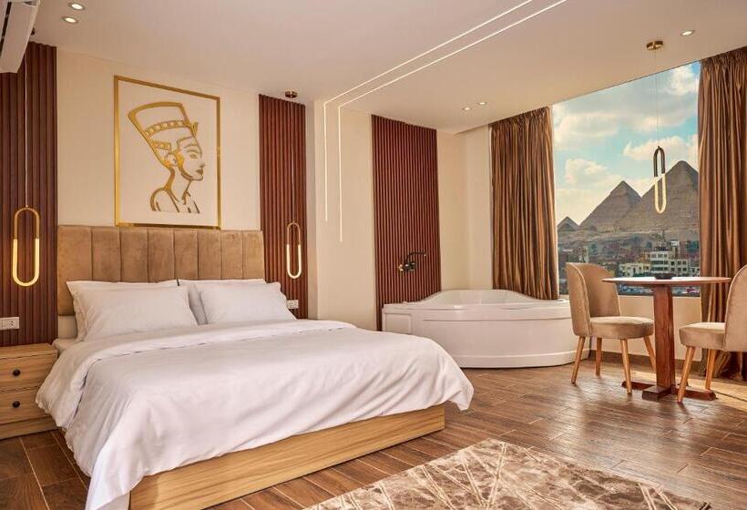 اتاق لوکس با چشم‌انداز شهر, Rotana Pyramids View