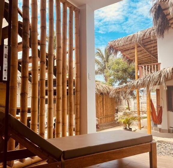 Трехместный Номер Deluxe, La Nómada Digital   Máncora Playa & Piscina