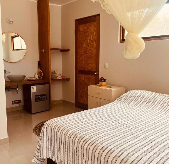 Трехместный Номер Deluxe, La Nómada Digital   Máncora Playa & Piscina