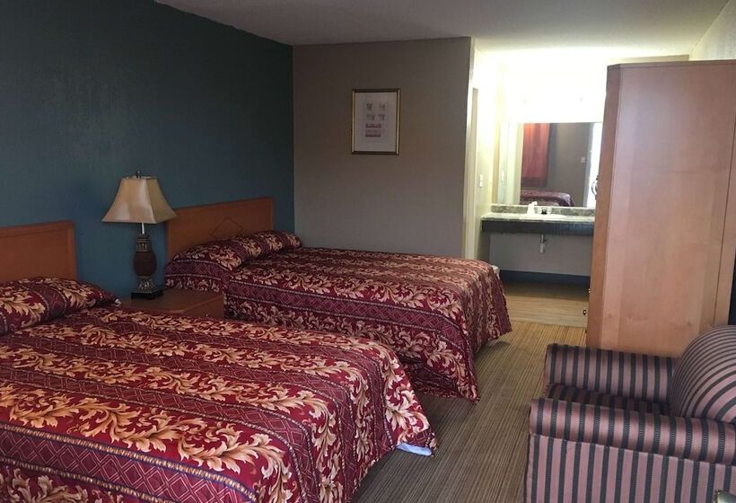 Номер Стандарт 2 Двуспальные Кровати, Knights Inn Merrillville