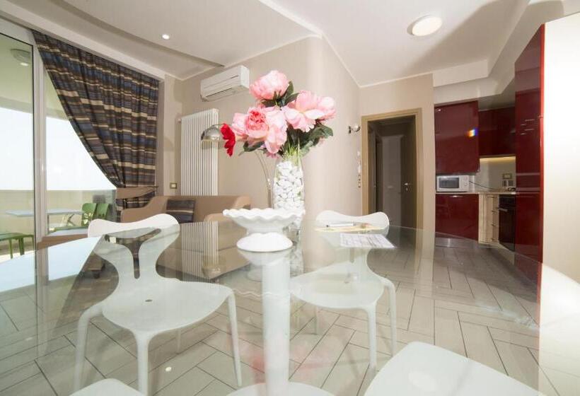 آپارتمان 1 خوابه با چشم‌انداز دریا, Nero D Avorio Aparthotel & Spa
