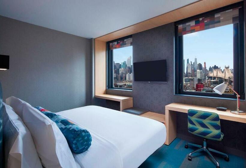 Стандартный Номер Кровать Кинг, Aloft Long Island Citymanhattan View