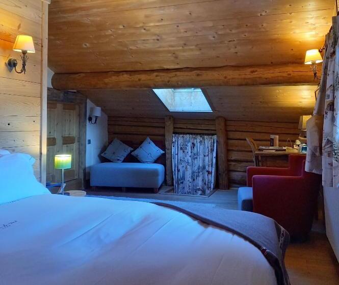 اتاق استاندارد سه تخته با چشم‌انداز, La Ferme Du Chozal, Chalet De Tradition