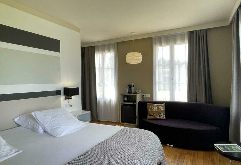 اتاق لوکس با چشم‌انداز دریا, Hôtel   Spa Les Corderies