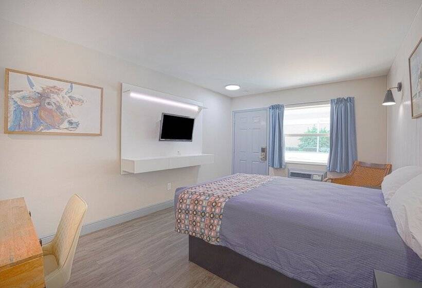 Номер Стандарт Двуспальная Кровать Адаптированный для Инвалидов, Budget Motel  Titusville