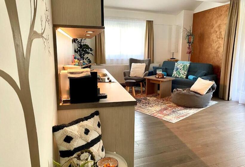 آپارتمان 2 خوابه با بالکن, Aparthotel Bergtraum
