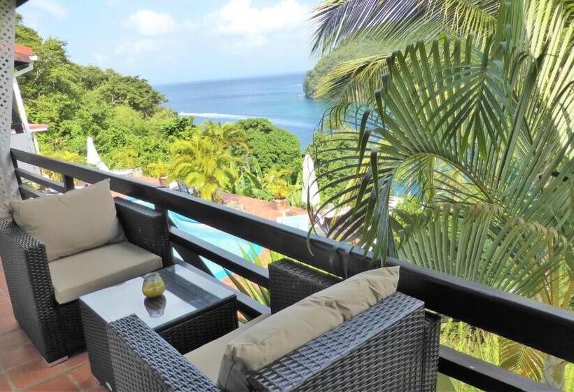 آپارتمان 1 خوابه با بالکن, Marigot Palms Luxury Caribbean Apartment Suites