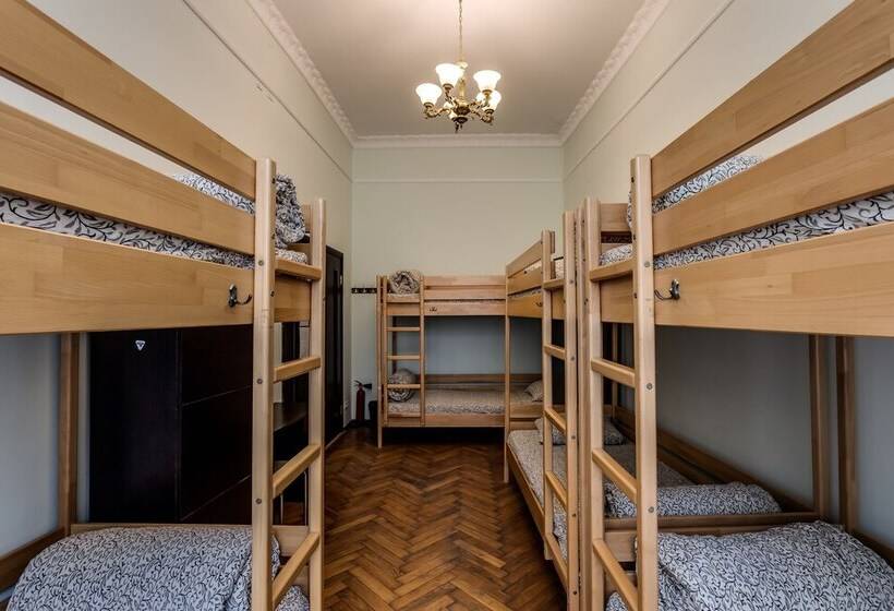 سرير فى غرفة مشتركه, Centrum Hostel