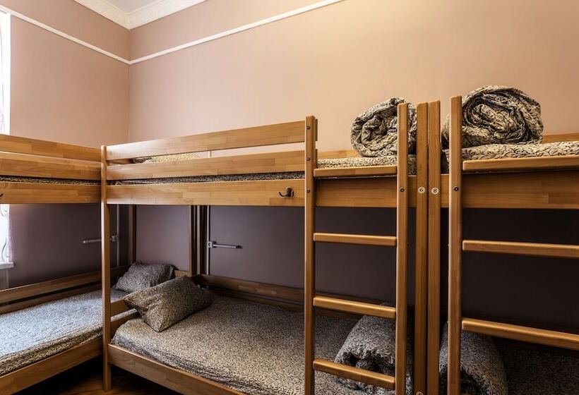سرير فى غرفة مشتركه, Centrum Hostel