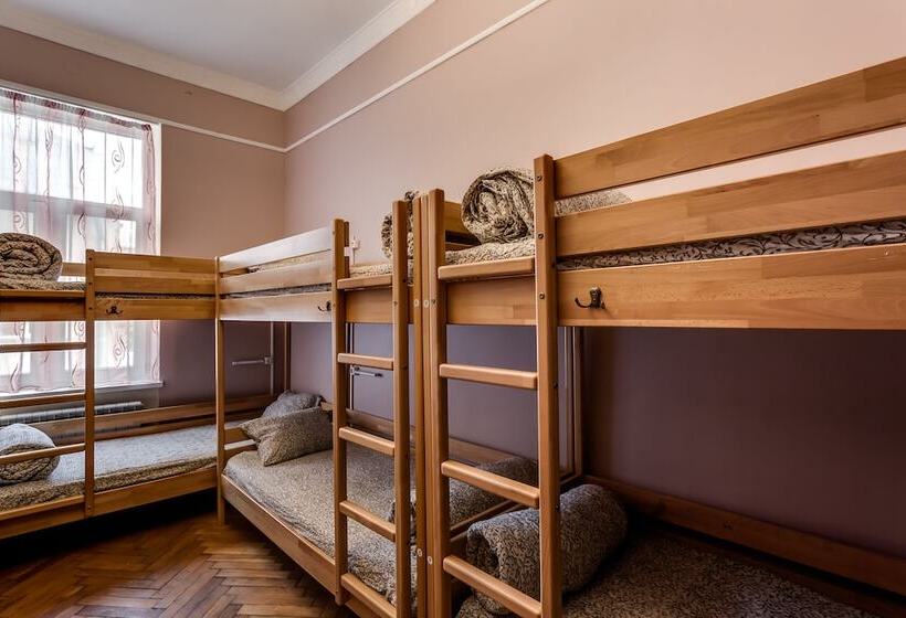 سرير فى غرفة مشتركه, Centrum Hostel
