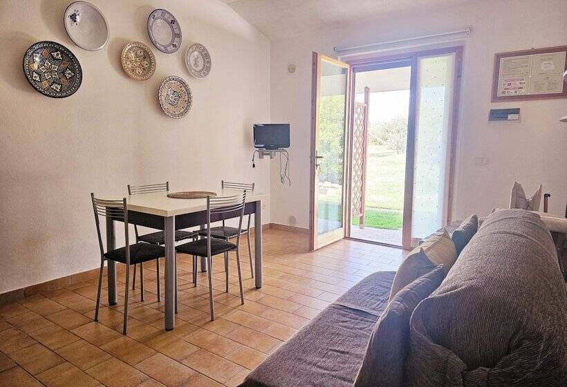 آپارتمان 1 خوابه با چشم‌انداز باغ, Agriturismo Il Migliarino