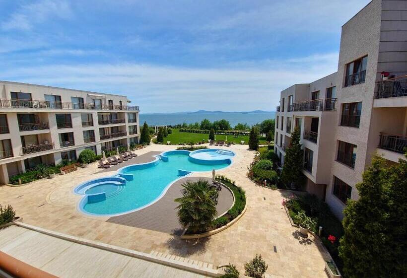 バルコニー付き１ベッドルームアパートメント, Diamond Beach Sarafovo By Kp