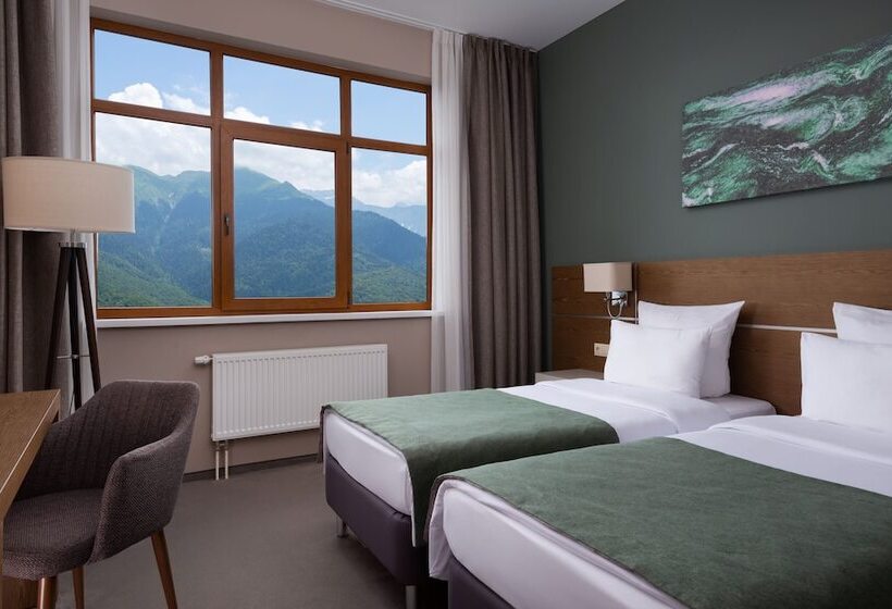 标准间带山景, Green Flow Hotel Rosa Khutor