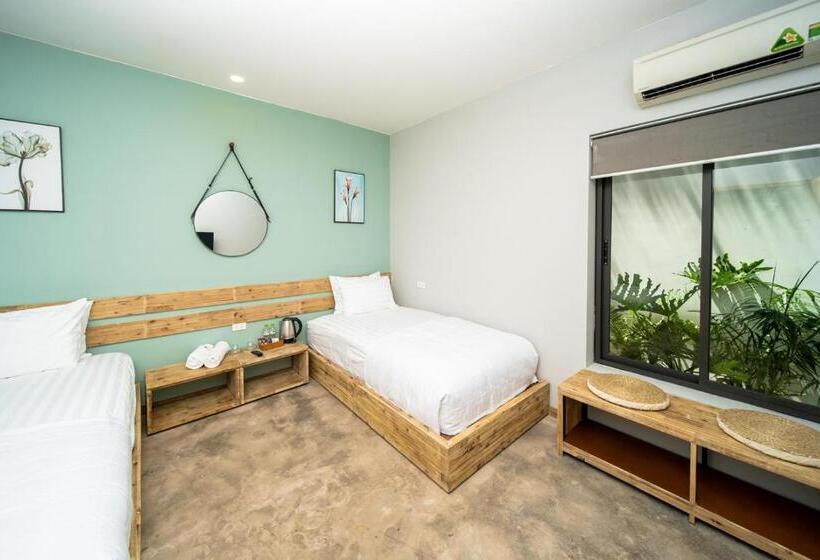 اتاق استاندارد با سرویس بهداشتی مشترک, 9station Hostel & Bar Phu Quoc