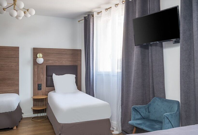 Habitació Triple Comfort, The Originals Boutique, Hôtel Le Marignan,le Havre Centre Gare