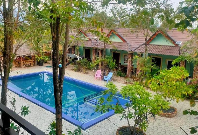 اتاق استاندارد با تخت بزرگ, Mabuhay Guesthouse Kampot Former Jasmine Resort Kampot