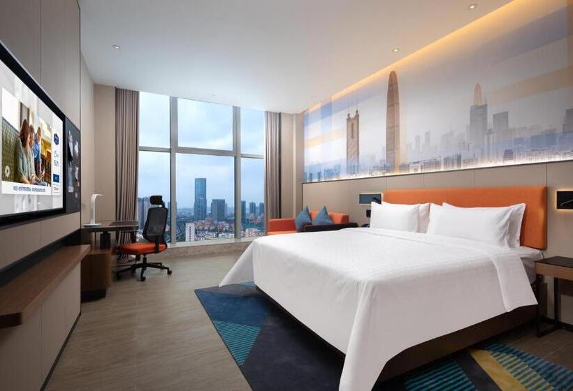 キングサイズベッドのスーペリアルーム, Hampton By Hilton Shenzhen Longgang Yonghu