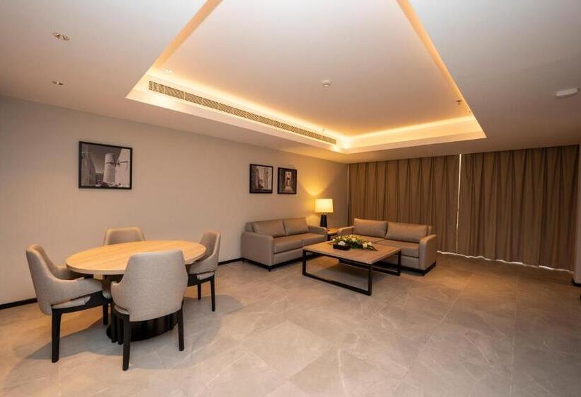 带2个卧室的套房, Manazel Aldiafah Serviced Apartments Alsulymaniyah