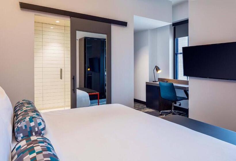 غرفة قياسية سرير كينج, Aloft Philadelphia Downtown