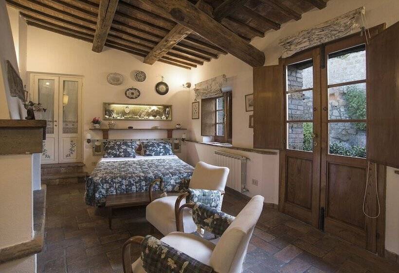 Апартаменты 1 Спальня с Террасой, Castello Di Proceno Albergo Diffuso In Dimora D'epoca