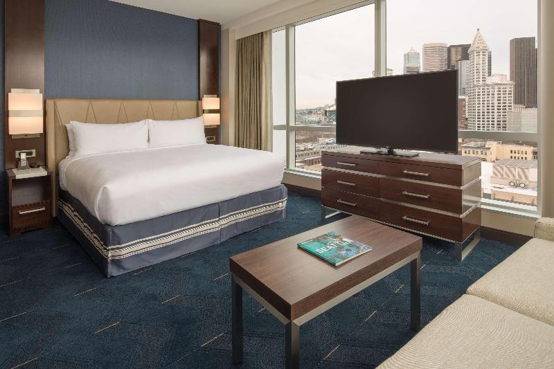 Estúdio standart Cama King, Embassy Suites By Hilton Seattle Downtown Pioneer Square