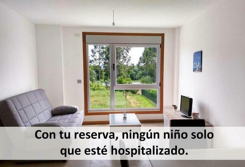 آپارتمان 2 خوابه, Apartamentos Illa de Arousa 3000