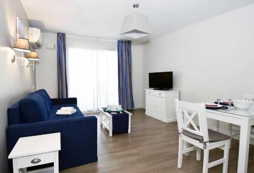 Апартаменты 1 Спальня Вид на Море, Residence Odalys Les Dunes Du Soleil