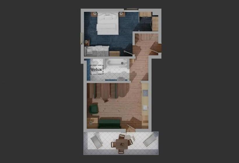 Апартаменты Superior 1 Спальня, Residence Villa Stella