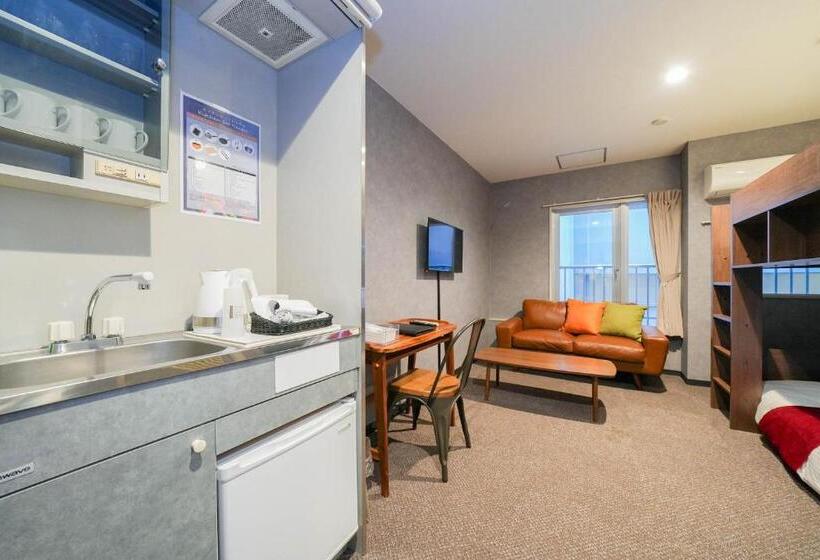 غرفة ديلوكس عائلية, Residence Hotel Stripe Sapporo