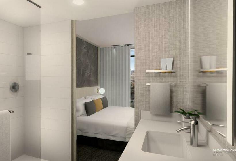 带大床的套房, Residence Inn By Marriott Calgary Downtown/beltline District