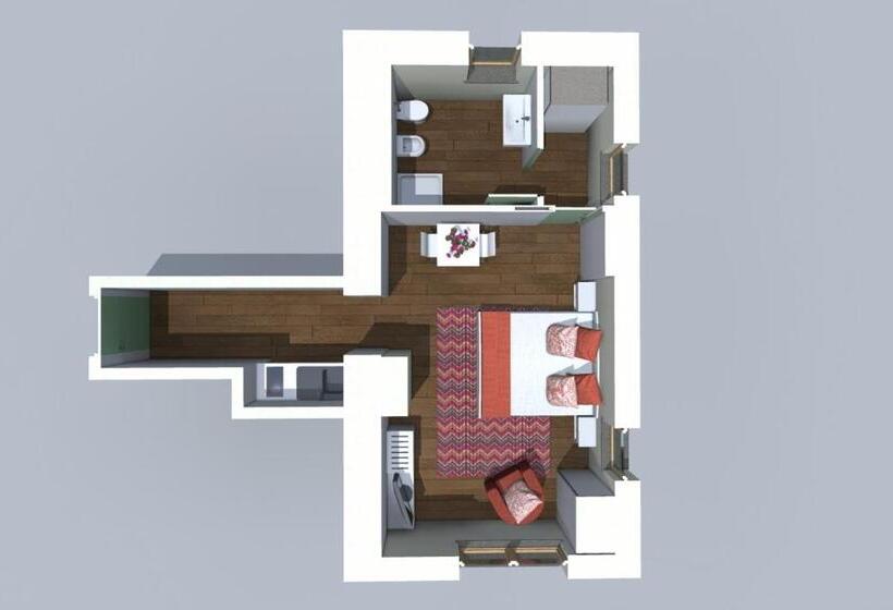 Студио Стандарт с Видом, Residence Cavanis Wellness & Spa