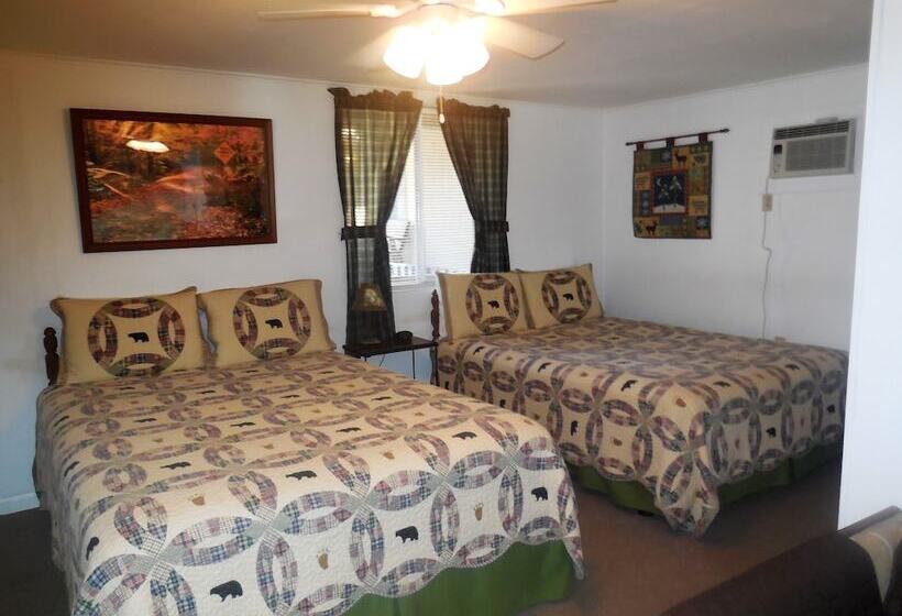 Номер Стандарт 2 Двуспальные Кровати, The Evening Shade River Lodge And Cabins