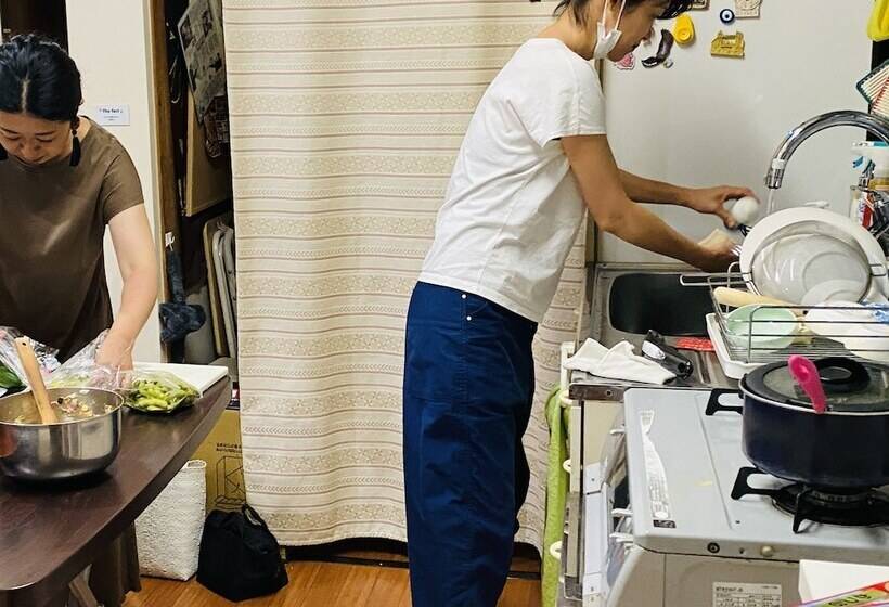 غرفة قياسية رباعية سرير بطابقين, Guesthouse Kyoto Compass