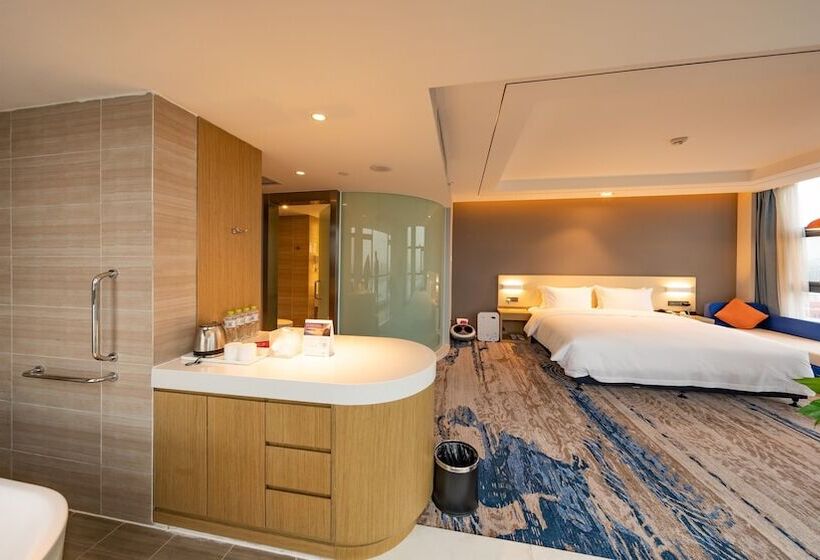 Номер Стандарт Двуспальная Кровать, Holiday Inn Express Linyi Riverside, An Ihg
