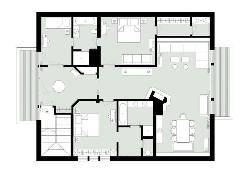 Family flat with balcony, Boutique Hotel Schmelzhof