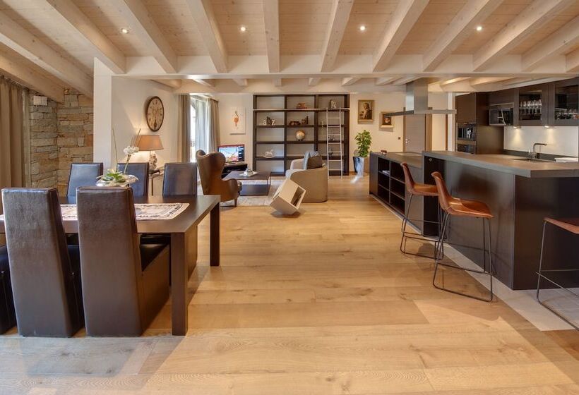 Апартаменты Пентхаус 1 Спальня, Schlosshotel Zermatt – Active & Cbd Spa